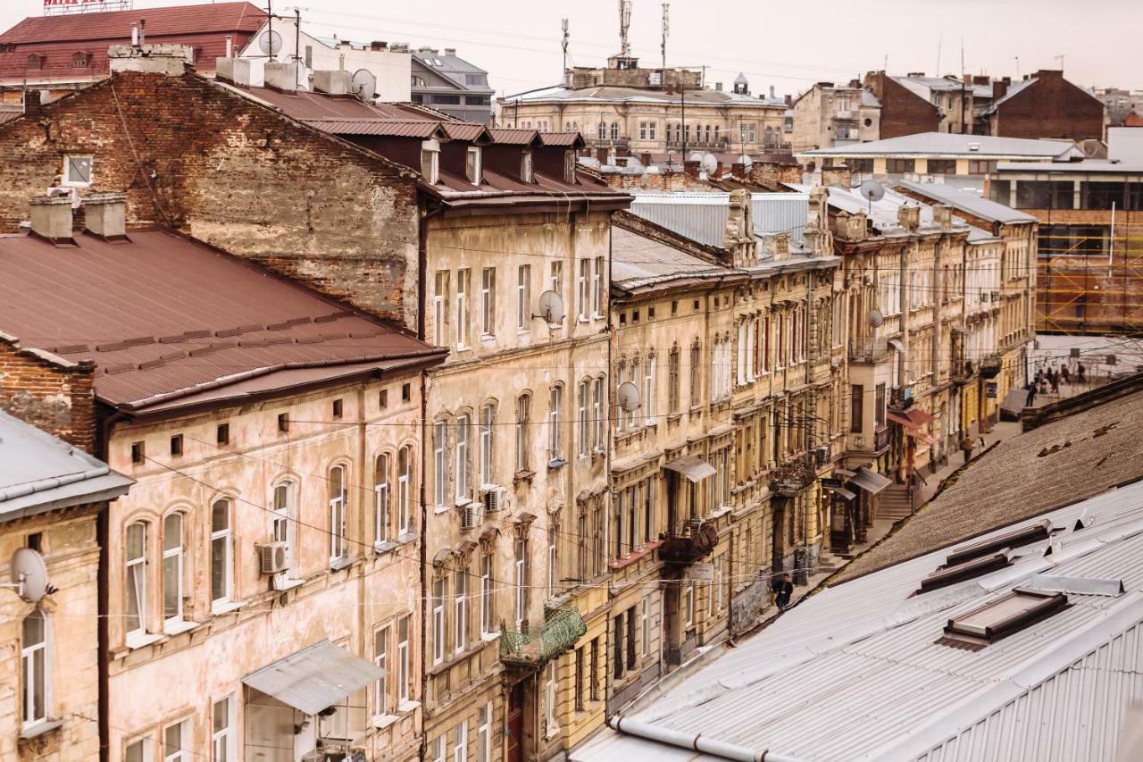 Luxury Terrace View Apartment! Lviv Eksteriør bilde